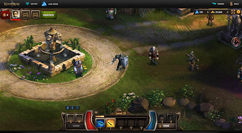 kings road flash game